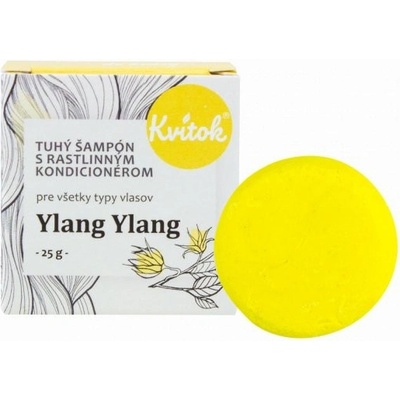 Kvitok Tuhý šampón s kondicionérom pre ľahké vlasy Ylang Ylang 25 g