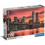 Clementoni Puzzle 1500 Compact East River at dusk