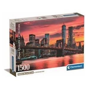 Clementoni Puzzle 1500 Compact East River at dusk