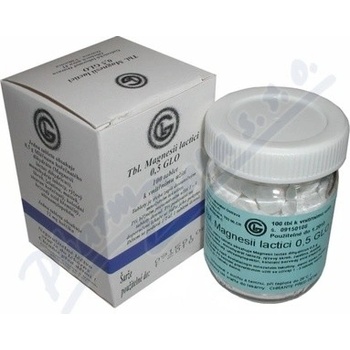 Magnesii Lactici 500 mg tbl. Galvex Magnéziové tablety 500 mg Galvex tbl.100 x 0,5 g