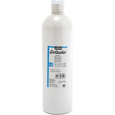 Pébéo Setacolor Opaque farba na textil 10 titanium white 1000 ml