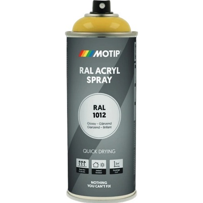 MoTip Industrial - akrylová - RAL 9006 - biely hliník polomat - 400 ml