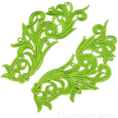 EU Krajková aplikace MAGNOLIA Fluo Green