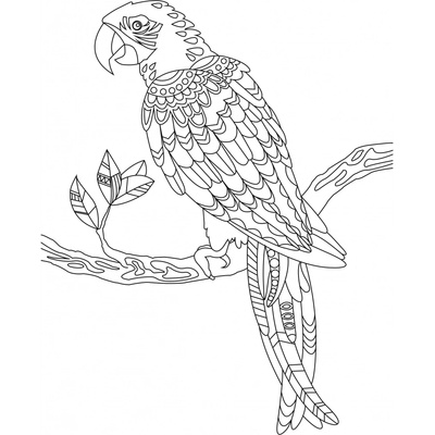Pískohraní s.r.o. Šablona Papoušek 2 210 x 297 mm