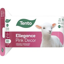 Tento Ellegance Pink Decor 3-vrstvovy 16 ks