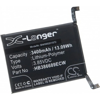 VHBW Батерия за Huawei Honor Magic 2, 3400 mAh (888201972)