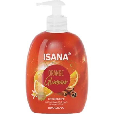 Isana krémové mýdlo s ovocnou vůní pomerančů a skořice 500 ml