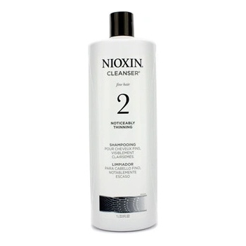 Nioxin šampon pro jemné a znatelně řídnoucí vlasy System 2 Cleanser For Fine Hair Noticeably Thinning Hair 1000 ml