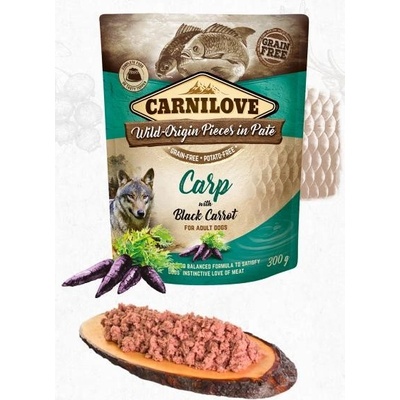 Carnilove dog Paté Carp & black carrot 300 g