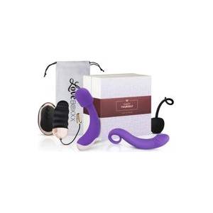 LOVEBOXXX Solo Box дилдо 17, 5 см + вибратор 17 см + вибро яйце 8, 2 см + венерини топчета 10, 5 см (P22346)
