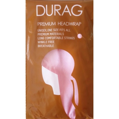 Woodrow Durag šátek satén růžový světlý