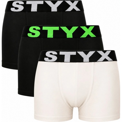 Styx 3pack detské boxerky športová guma viacfarebné