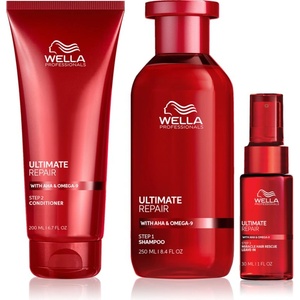 Wella Ultimate Repair Bundle комплект за увредена коса 3 бр