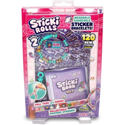 Sticki Rolls Серия 2 Гривна със 120 стикера и Албум