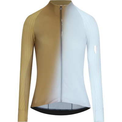 Q36.5 Дамска фланелка с дълъг ръкав за колоездене Q36.5 Women's Gregarius Hybrid Big Fade L/S Jersey Cycling jersey - Drab Green (156-2674-0113)