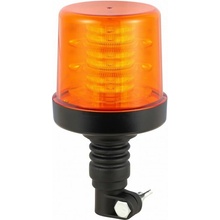 KAMAR LED výstražný maják, 22W, 36xLED, R65, R10, flex napojenie cez úchyt, 12/24V, 4módy, oranžové, IP67 [ALR0012-4]