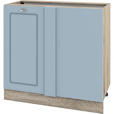 ИРИМ Долен ъглов кухненски шкаф Сити АРФ-Деним мат-06-42 90 см