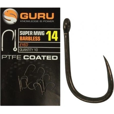 Guru Super MWG Hooks Barbless Eyed vel.16 10 ks