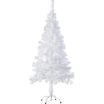 tectake 402818 umelý vianočný stromček 150 cm 310 končeky biele