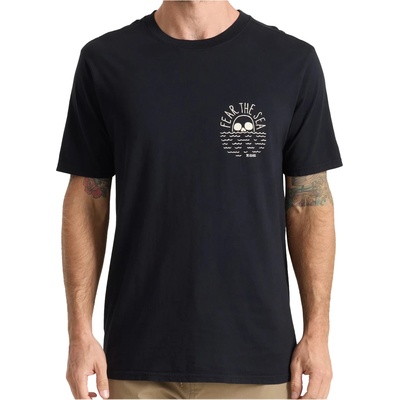 Roark Мъжка тениска Roark Fear the Sea T-shirt - Black - размер XXL (216-7593-0115)