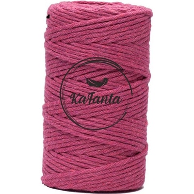 Macrame priadza KaFanta 2mm/60m - fuchsiová