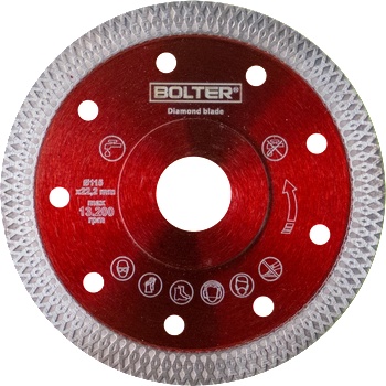 BOLTER Диамантен диск bolter за рязане на гранитогрес - 115мм (xg53284)