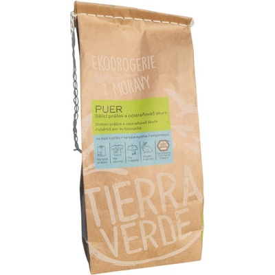 Tierra Verde Puer bieliaci prášok a odstraňovač škvŕn na báze kyslíka sáčok 1 kg