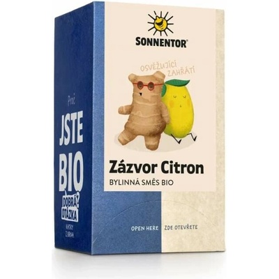 Sonnentor zázvor citron bio 32,4 g balení 6 ks