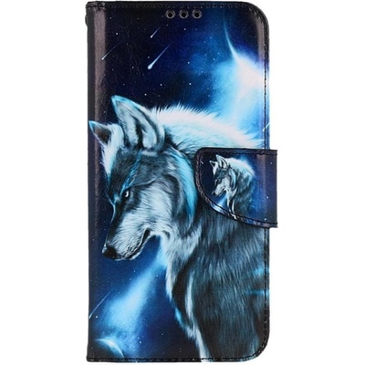 Pouzdro TopQ Xiaomi Redmi Note 9 Pro knížkové Vlkodlak