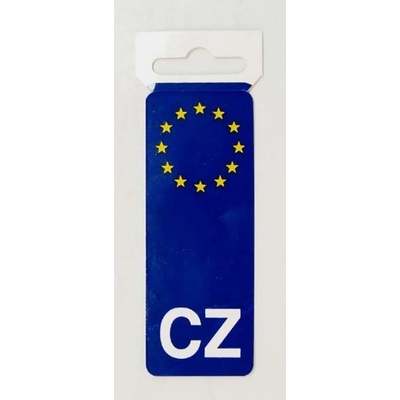 Avisa Samolepka modrý EU proužek s označením CZ (89 x 33 mm) -