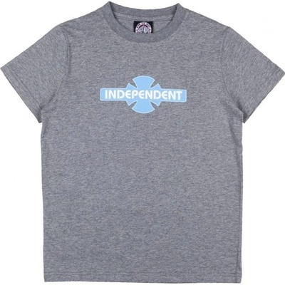 INDEPENDENT triko Youth O G B C Streak T Shirt Heather Grey
