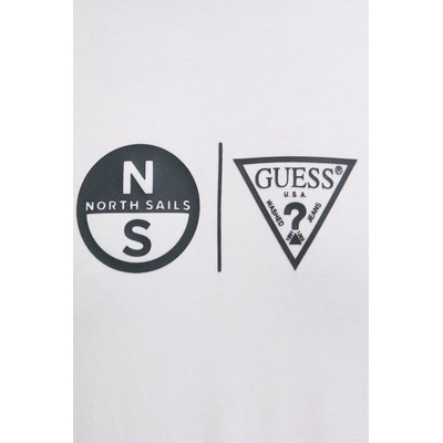 Guess тениска мъжка от памук с еластан x North Sails (M6GI40.K3322)