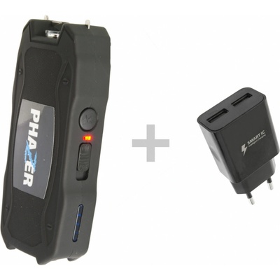 Beast Defense Paralyzér Phaser 500000 V s adaptérom čierny