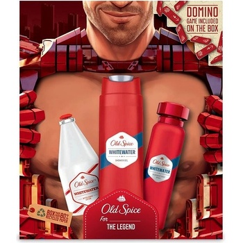 Old Spice Whitewater balzám po holení 100 ml + sprchový gel 250 ml + deospray 150 ml dárková sada