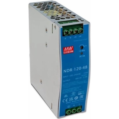 Napájecí adaptér na lištu Mean Well NDR-120-48