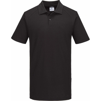 Portwest WX2 CD812 ECO Pánska polokošeľa s krátkym rukávom čierna XL