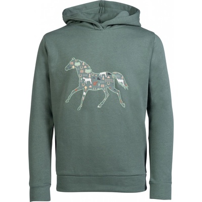 HKM Mikina Judy dětská zelená – Zboží Mobilmania