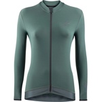 Nalini Фланелка с дълъг ръкав за колоездене Nalini Women's New Wrap L/S Jersey Cycling jersey - Green Pine (156-2698-0312)