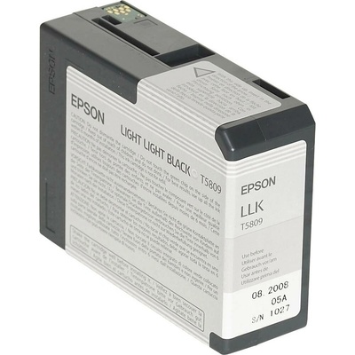 Epson T5809 Light Light Black - originálny