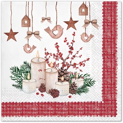 Ubrousky na dekupáž Adventní svíčky – Zboží Dáma