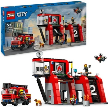 LEGO® City 60414 Hasičská stanice s hasičským vozem