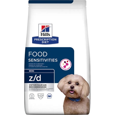 Hill's Prescription Diet 2x6кг zFood Sensitivities Mini Hill's Prescription Diet, суха храна за кучета