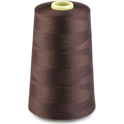 Polyesterové nitě pro overlocky i klasické šití návin 5000 yards PES 40/2 Varianta: 756 Brown Tobacco, Balení: 1 ks