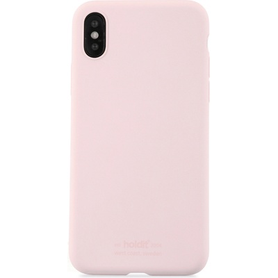 Holdit Гръб Holdit Silicone Case за iPhone X/Xs - Бледо розов
