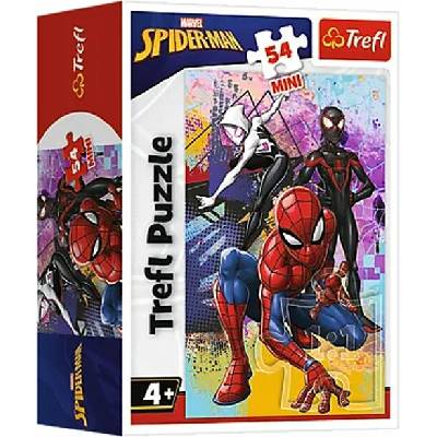 Trefl Mini Spider-Man Zručnosť a odvaha spider-tím 54 dielov