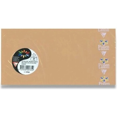 Obálka CF-DL karamel samolep. 120g (20ks)