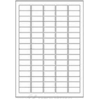 CDRmarket Самозалепващи етикети R0ECO. 3501A, 35, 6 x 16, 9 mm, 80 етикети A4, 100 листа (R0ECO.3501A)
