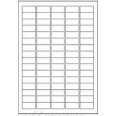 CDRmarket Самозалепващи етикети R0ECO. 3501A, 35, 6 x 16, 9 mm, 80 етикети A4, 100 листа (R0ECO.3501A)