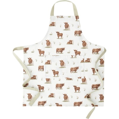 Catherine Lansfield Памучена престилка Angus Highland Cow - Catherine Lansfield (KT/60644/W/APR/NT)