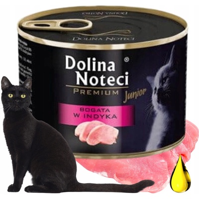 DOLINA NOTECI PREMIUM JUNIOR bohaté na moriaka pre mačiatka 185 g